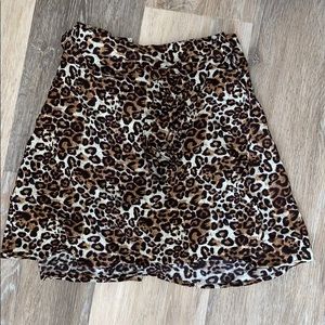 never worn wrap around cheetah skirt